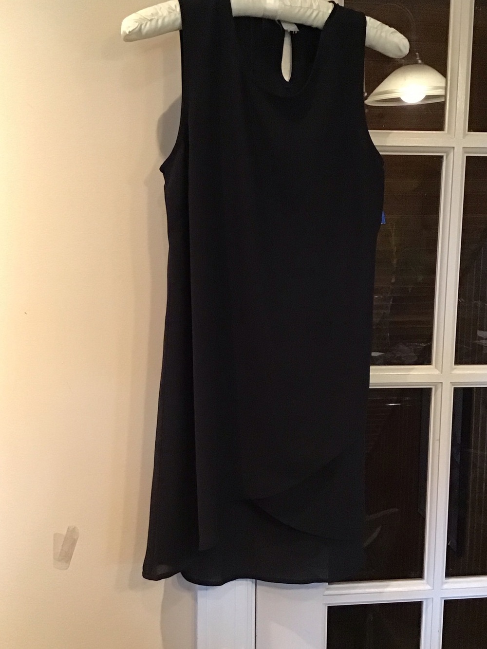 J. Jill Black Sleeveless Layered Dress